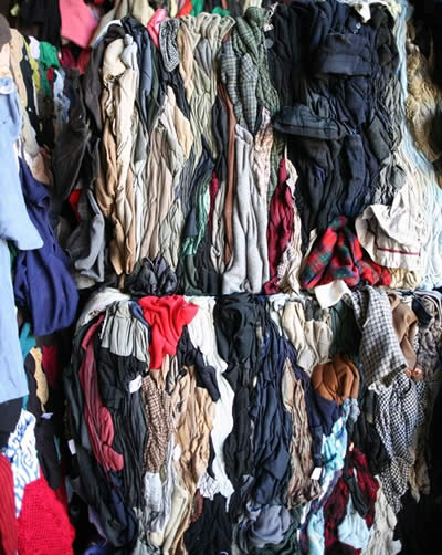 discarded fabrics